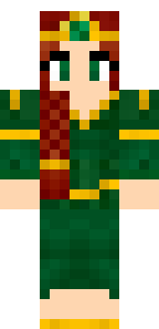 aesthetic minecraft flower girl