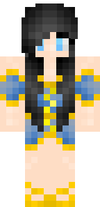 Cool blue pvp girl