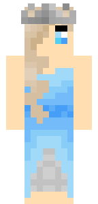 Pretty Blue Panda Girl